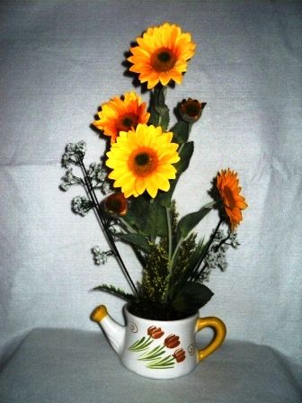 Arranjo Floral  girasol + aromatizador